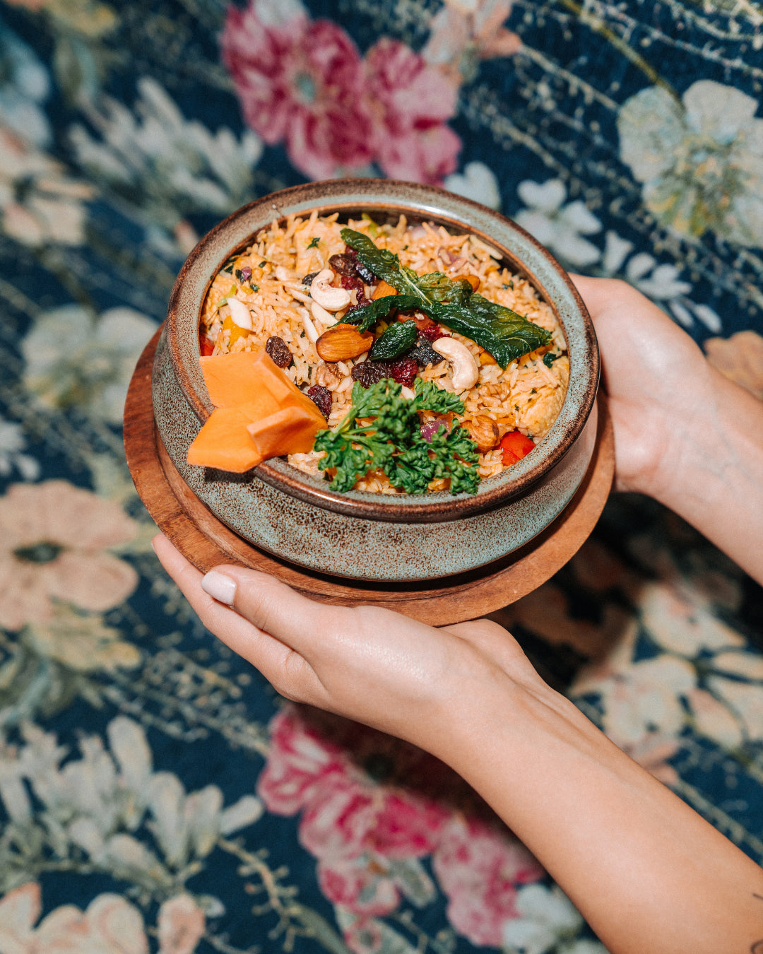 Gosht Biryani in a bowl